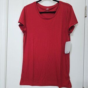 Nwt Alo Yoga - XXL  Women’s CoolFit Red Short Sleeve Crewneck Sport Tee